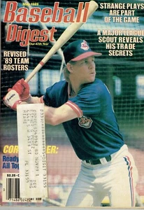 CORY SNYDER COVER BASEBALL DIGEST BACK AUSGABE MAI 1989  - Bild 1 von 1