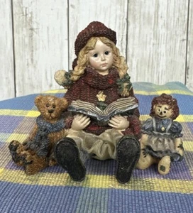 Boyds Yesterday's Child Megan con Elliot e Annie 1995 collezione casa delle bambole - Foto 1 di 11