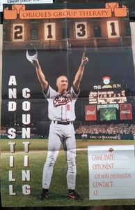 Vintage Cal Ripken Jr 2131 Consecutive Games Poster - Picture 1 of 2