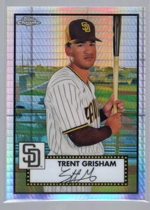 * 2021 Topps Chrome Platinum Anniversary Prism Refractor #316 TRENT GRISHAM - Picture 1 of 2