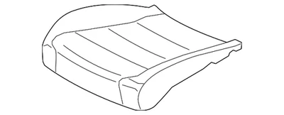 Genuine Volkswagen Seat Cover 17A-881-405-D-ZVC - Image 1 of 2