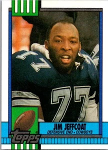 1990 Topps #491 Jim Jeffcoat - Picture 1 of 2
