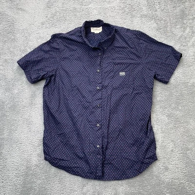 Camisa Ralph Lauren Para Hombre Extra Grande Azul Denim Y Suministro Estrellas Abotonada Foto 1 de 4