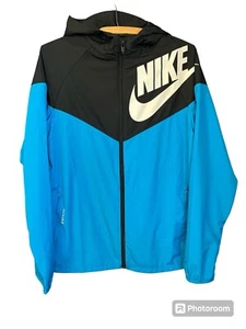 Boys Nike Windrunner Jacket Xl Blue And Black - Picture 1 of 6