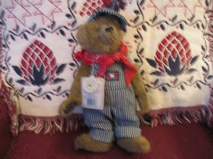 Boyd's Plush "Elmer O. Bearroad" 12"Engineer Bear-The Archive Collection - Picture 1 of 2