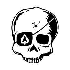 Vinyl Decal for Window - Skull, Ace of Spades