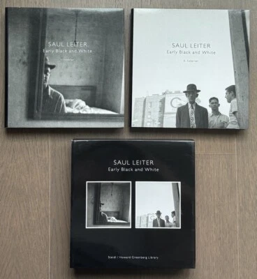 Super RARE!! Saul Leiter - Early Black and White, 2015, HC, NEW, two volumes - Image 1 of 4