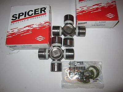 2 Spicer Solid Forged 1310 U-Joints Non Greasable 5-1310X    - Image 1 of 4