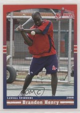 2008 Grandstand Lowell Spinners Brandon Henry