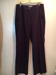 Coldwater Creek Women's Purple Casual Pants Size P8 - Picture 1 of 3