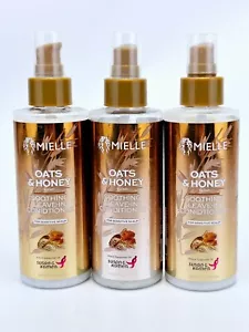 Mielle Oats Honey Blend Soothing Leave In Conditioner Detangle 8 oz Lot of 3 - Picture 1 of 9