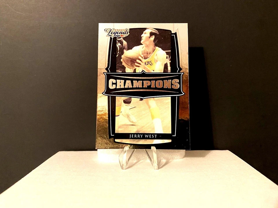 Jerry West 2008 Donruss Sports Legends 0899/1000 Champions Insert #1 FREE SHIP - Image 1 of 1