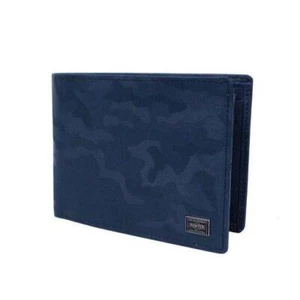Porter Yoshida WONDER zweifach gefaltete Geldbörse 342-03840 marineblau NEU Made in Japan - Bild 1 von 5