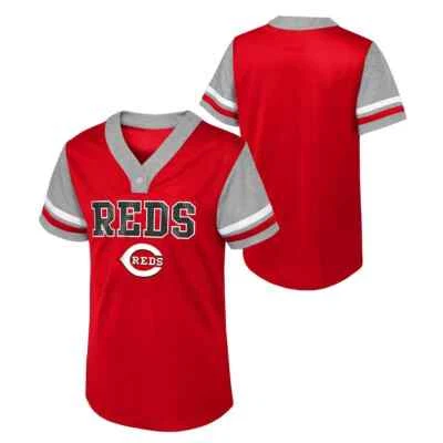 Camiseta deportiva del equipo Henley de los Rojos de Cincinnati de la MLB - XL 14/16 Foto 1 de 4