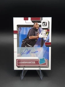 2022 Panini Donruss Rated Rookie Auto Phidarian Mathis #371 Rookie Auto RC - Picture 1 of 2