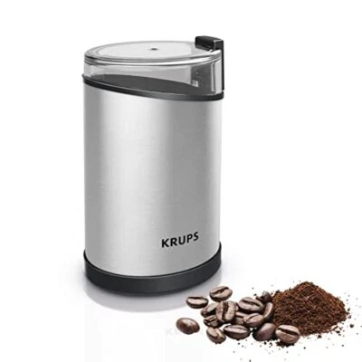 Krups Fast Touch GX204D - Macina caffè elettrico in acciaio INOX, con potenza 20 - Immagine 1 di 4