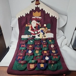 Prima Advent Calendar Elegant 24 Days Christmas Gift Pockets Kids Vintage - Picture 1 of 10