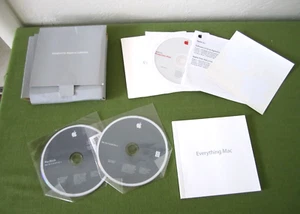 MacBook OS X Install Disc 1 & Mac OS X Install Disc 2 w/ Booklet & Protect Plan - Picture 1 of 19