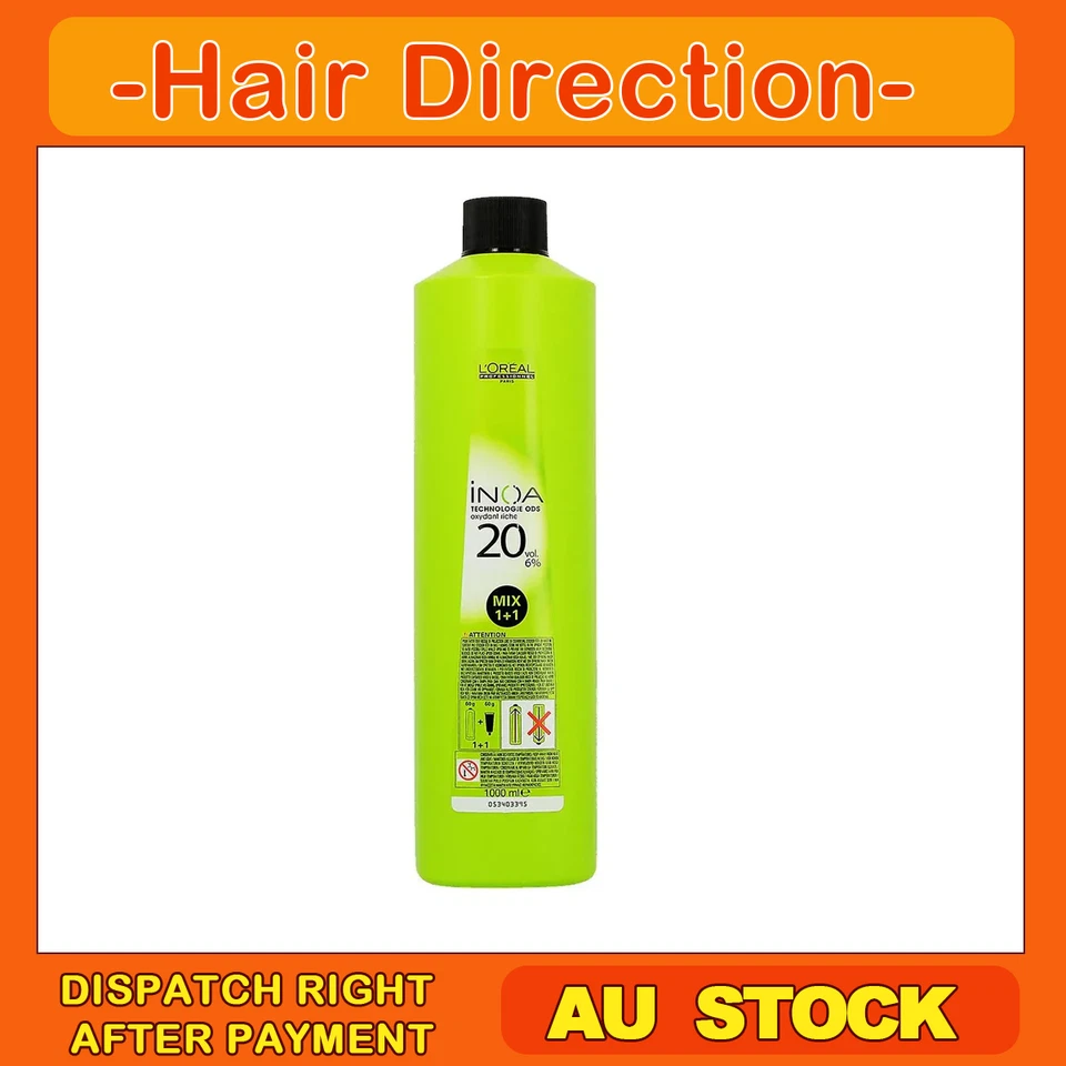 1X Bottle L'oreal  loreal Inoa Oxydant  Riche  1000ml - - 20vol   6%  AD - image 1 of 1