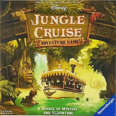 Jungle Cruise Adventure Board Game Disney Park Attraction Ravensburger Family - Image 1 of 4