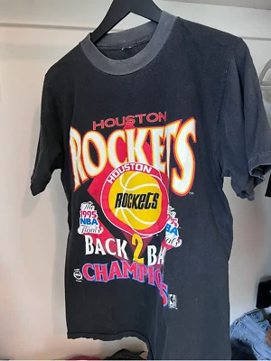 Camiseta De Colección Houston Rockets 1995 Finales NBA (LEER DESCRIPCIÓN) Lote A Foto 1 de 2