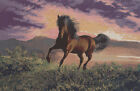Gallop Stretched Woven Tapestry Wall Hanging Home Decor Finished
