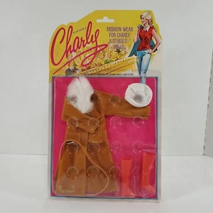 Vintage 1976 Charly 11,5" Puppenkleidung Outfit Mantel Stiefel Neu OVP - Bild 1 von 12
