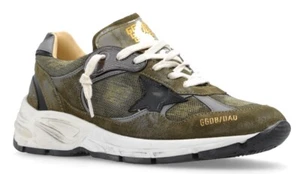 NW GOLDEN GOOSE sneakers DAD RUNNING GWF00199 F005207 KAKI GREEN - Picture 1 of 6