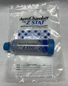 AeroChamber Plus Z STAT Anti-Static Valve Holding Chamber New - Picture 1 of 8