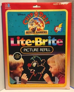 Repuesto de imagen Lite Brite Chip N’Dale Rescue Rangers 1988 de colección (nuevo, sellado) - Imagen 1 de 2