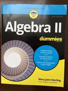 Algebra II for Dummies by Mary Jane Sterling (2019, Trade Paperback) - Imagen 1 de 1