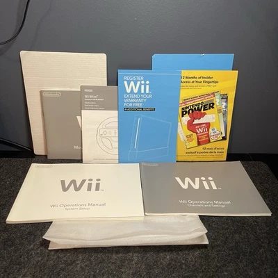 Original Wii Console Instruction Manual Booklets (Read description) - Image 1 of 4