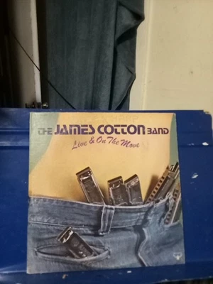 '76 "James Cotton Band LIVE And On The Move" 2-LPs Buddah BDS5661  Blues - Image 1 of 4