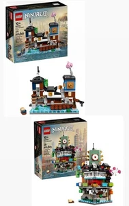 LEGO Ninjago 40703 and 40704 Micro Ninjago City and Dock | Brand New & Sealed ✅ - Picture 1 of 4