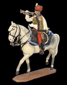 Figurine BALLADA cavalier EMPIRE  TROMPETTE HUSSARD    / peinture d'origine - Imagen 1 de 8