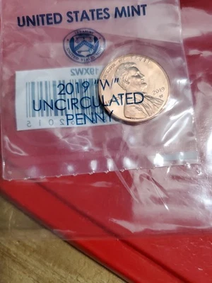 2019 W Lincoln Penny Uncerculated Example In Original Packaging West Point Mint. - Image 1 of 4
