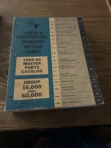 1960-1964 Lincoln Mercury Master Parts Catalog Group 16,000 to 60,000 Rev 1964 - Picture 1 of 5