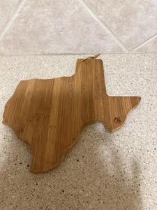 Totally Bamboo Wood Serving and Cutting Board State of Texas Decor - Picture 1 of 6
