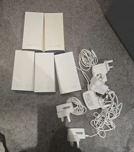 LINKSYS VELOP Mesh WIFI Node X 5 WHW01 Booster - Afbeelding 1 van 4