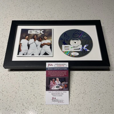 B2K GROUP SIGNED SELF TITLED CD ALBUM FRAMED RAZ B LIL FIZZ AUTOGRAPH JSA COA — 第 1/4 张图片