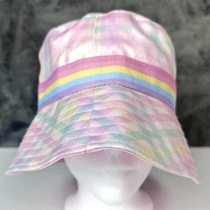 Miss Gwen’s OMG Fischerhut Mädchen rosa Regenbogen glänzend metallic Accessoire One Size - Bild 1 von 10