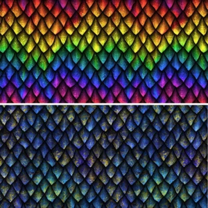 100% Cotton Digital Fabric Dragon Scales Fantasy Mythical Crafty 140cm Wide - Picture 1 of 3