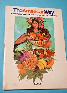 AMERICAN WAY Magazine THE BEACH BOYS MARK TWAIN HAWAII HISTORY Beach Bikini - Picture 1 of 8