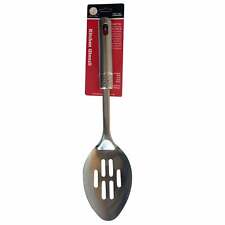 Stainless Steel Slotted Spoon with Cool Handle (6 Packs)