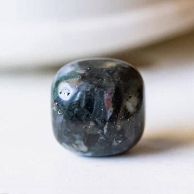 JASPE HÉLIOTROPE ou SANGUIN Pierre roulée naturelle Collection Minéraux Reiki - Photo 1/4