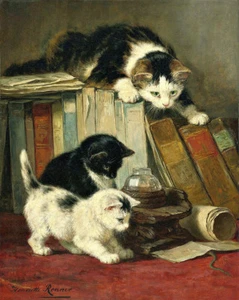 Knip Ronner Henriette Watching The Prey Wall Art Canvas - Picture 1 of 1