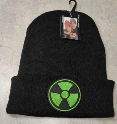 Sombrero de punto de algodón con calavera de radiación Foto 1 de 4
