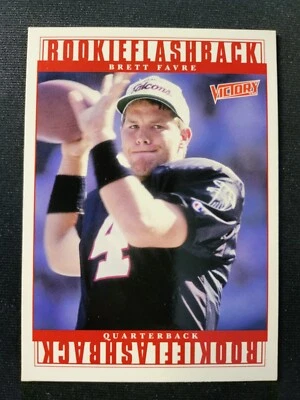 1999 Upper Deck Victory Brett Favre ROOKIE FLASHBACK card #363 - Image 1 of 2