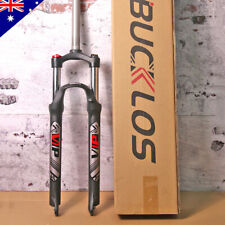 29 inch Suspension Fork Mountain Bike Black XC MTB Lockout 100mm Travel-BUCKLOS