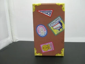 h538 Used Muffy VanderBear 1998 Club Gift Steam Trunk with Clock and Storage - Picture 1 of 11